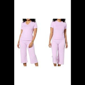 Joy Collection Women's Two Performance Tees Spring Lilac - Regular